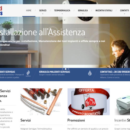 Home Page Sito Web